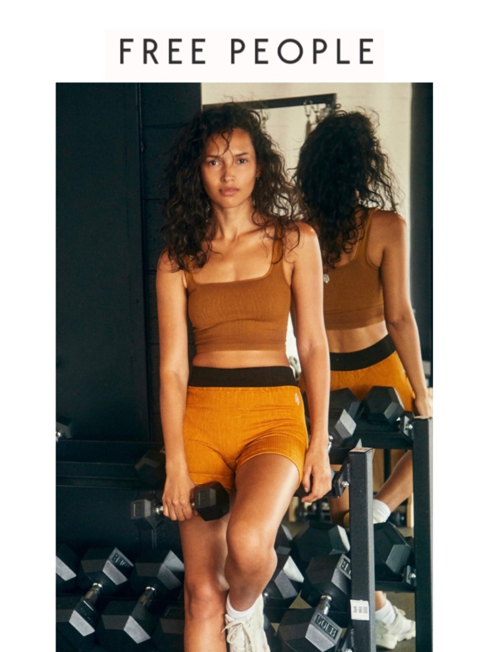 Free People Happiness Runs Square Neck Crop